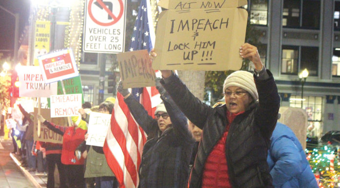 President impeached, locals show support