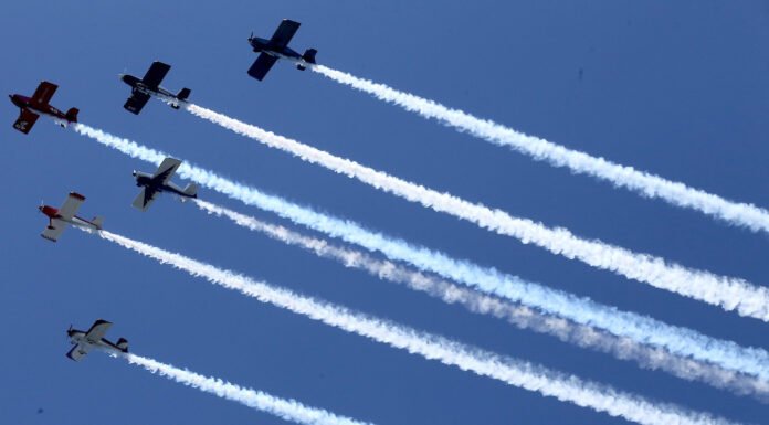 Flyover honors first responders, essential workers Covid-19 flyover