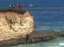Car plunges off Santa Cruz cliff in high-speed chase santa cruz cliff