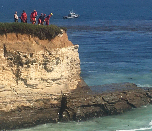Car plunges off Santa Cruz cliff in high-speed chase santa cruz cliff