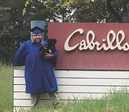 Formerly homeless grad part of historic Cabrillo College class cabrillo college graduate Tomas Alejandrez