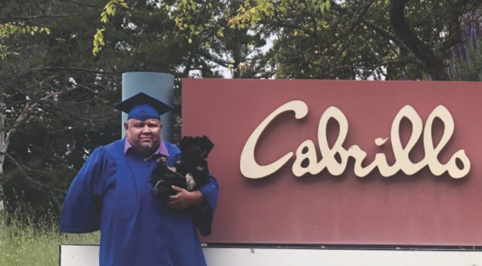 Formerly homeless grad part of historic Cabrillo College class cabrillo college graduate Tomas Alejandrez
