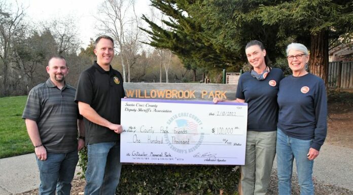 Deputy Sheriffs’ Association makes record donation for memorial park Gutzwiller park