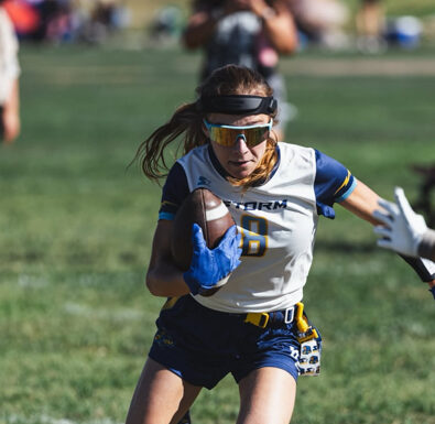 Aptosā Ella Porter makes debut in professional flag football league
