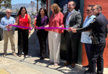 Aztecas Youth Soccer Club unveils new clubhouse Santa Cruz County District Attorney Jeff Rosell, left, joins Aztecas Youth Soccer Academy founder Gina Castañeda, Chief Probation Officer Sandra Mendez, 1440 Multiversity co-creator Joanie Kriens, Santa Cruz County Superintendent of Schools Faris Sabbah, Ramon Gomez from Santa Cruz County Supervisor Felipe Hernandez’s office and Watsonville Police Chief Brian Shab in a ribbon-cutting ceremony at Aztecas new clubhouse.